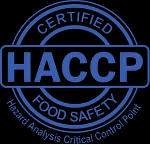 HACCP certified food safety